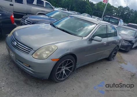 2004 Infiniti G35X from USA, damaged, VIN JNKCV51F04M706879